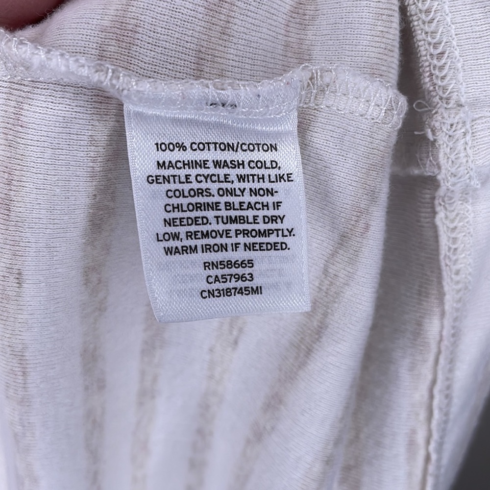 Caslon LS soft striped tee, size XL scoop neck - Picture 4 of 4